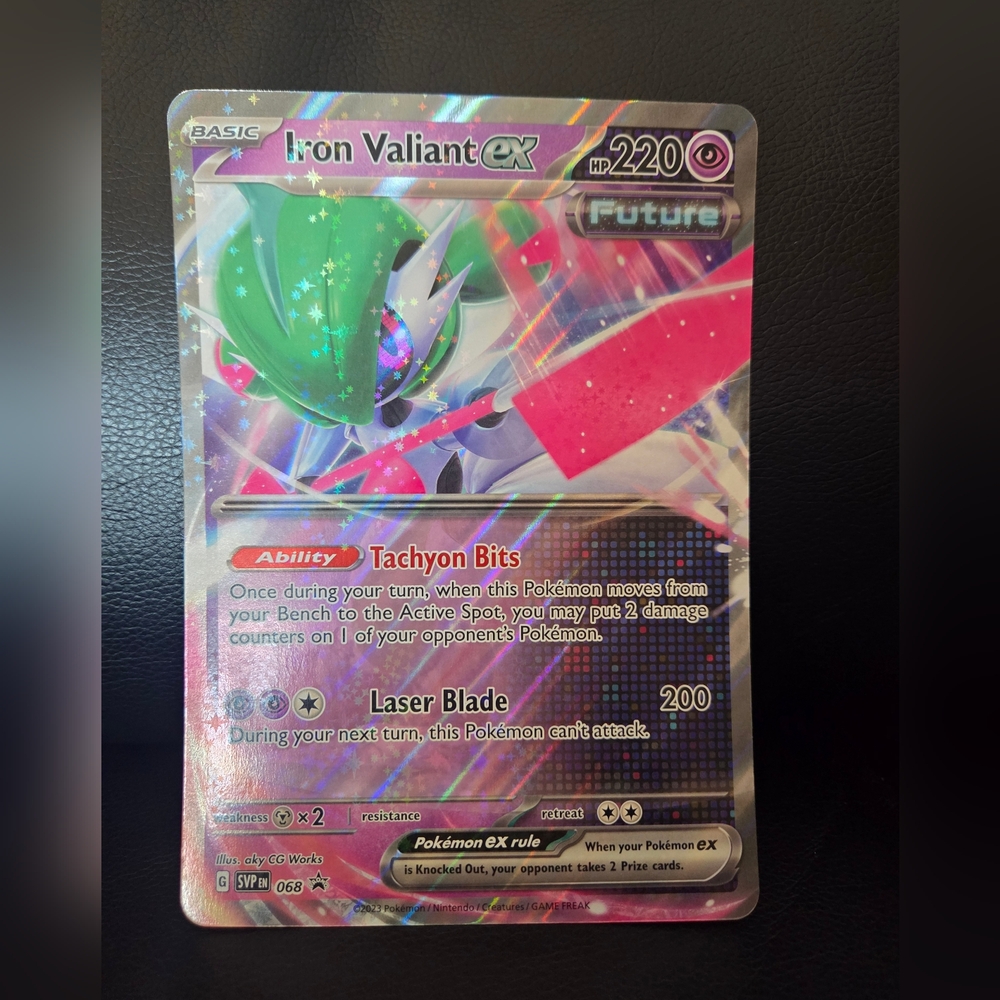 Iron Valiant EX Pokémon Jumbo Trading Promo Card
